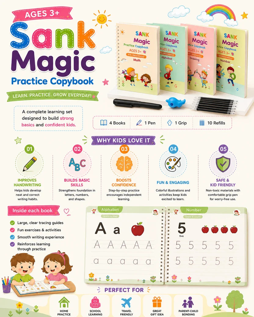 Magic Practice Book For Kids 4 book